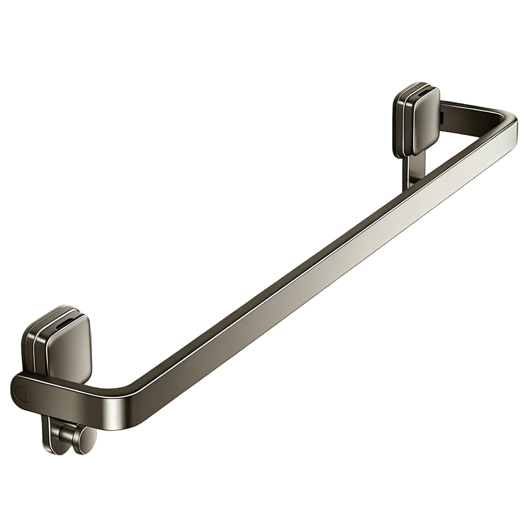 No Drill Towel Bar Suction Cup, Rustproof Space Aluminum Bathroom Towel Rack, Over The Door Hanging Storage Rack for Bathroom, Kitchen, Apartment Essentials(60cm/23.6in)