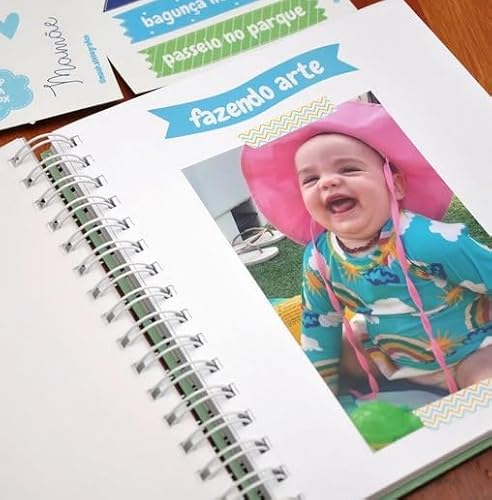 Álbum do Bebê Safari Aquarela