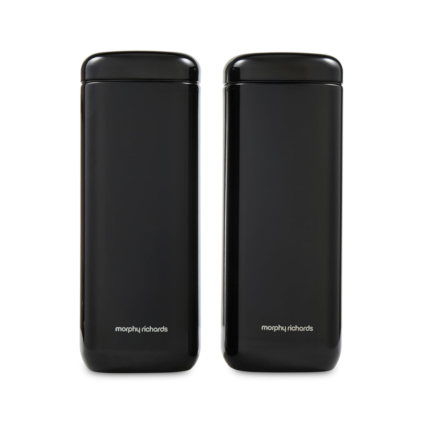 Morphy Richards Black Storage Canisters Set In | Size: Large