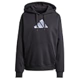 Holiday Graphic 3-Stripes Oversized Hoodie