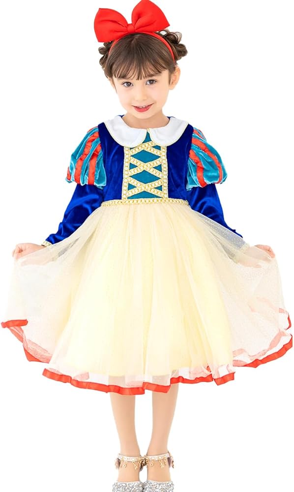 Amazon.co.jp: [monoii] 白雪姫 ドレス 子供用 プリンセスドレス