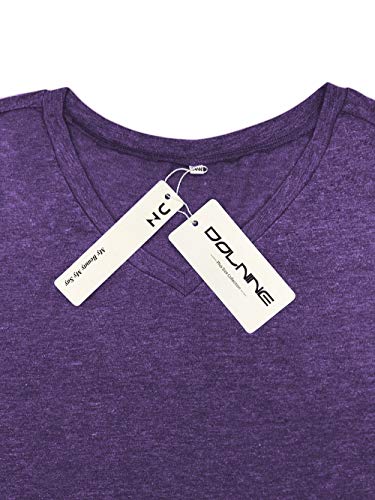 Image of DOLNINE Plus-Size Tops for Women Casual Short Sleeve Color Block T-Shirts | Basic Going Out Tees, Summer Trendy Loose Fit Tunics