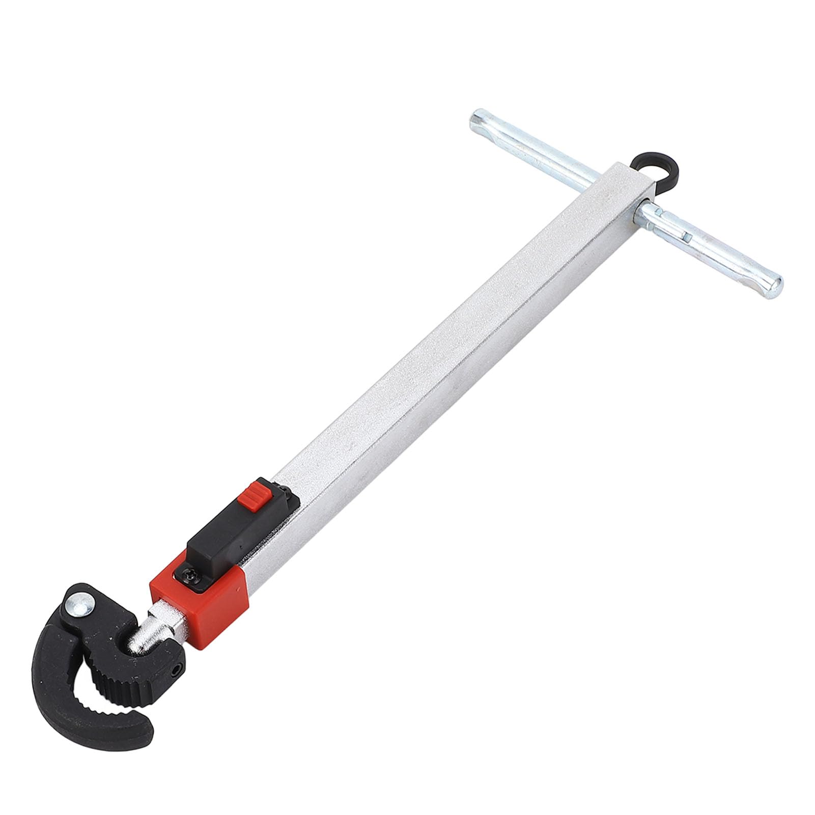 Llave para Tuercas de Piso, Llave de Fontanero, 250 mm, Llave para Lavabo con mordazas giratorias, para diámetros de 10 mm a 64 mm