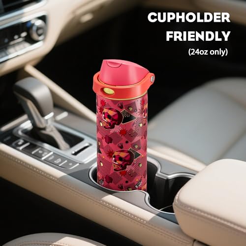 24 oz Insulated Skull Water Bottle - image 5