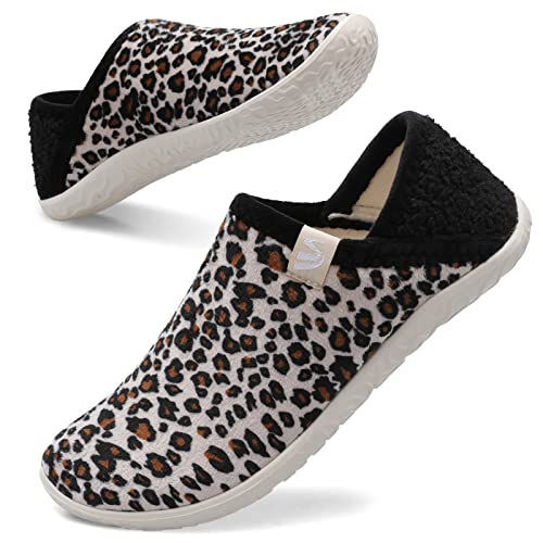 Spesoul Fuzzy Closed Back House Slippers