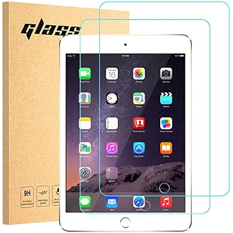 Whioltl 2 Pack Screen Protector for iPad Mini 1/2/3(7.9 Inch, iPad Mini 1st, 2nd & 3rd Generation), Tempered Glass Film for ipad Mini, [Scratch-Resistant, 9H Hardness, Anti-oil], Case friendly Cover