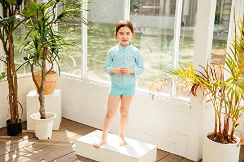 Image of VAENAIT BABY Girls Rash Guard Swimsuit UPF 50+ Long Sleeve Toddler Bathing Suit Ribbon Stawberry Floral Fruit for 2~8Years