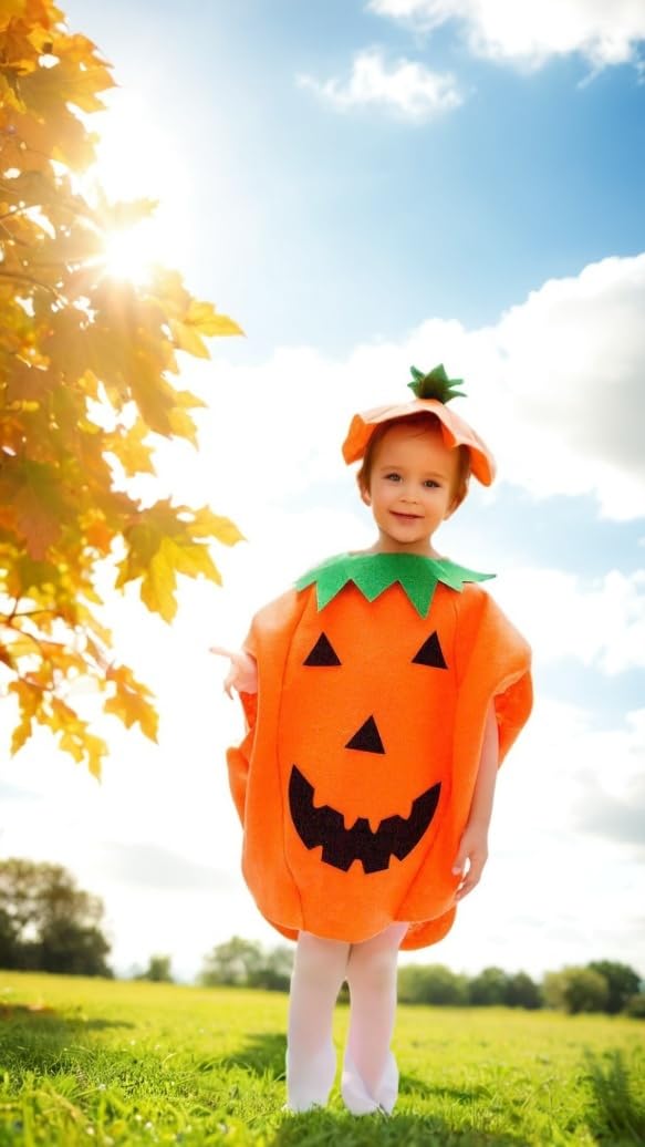 Sponsored Ad – Fruit Costume - Cute Cartoon Pumpkin Cosplay for Comfortable & Portable Fancy Dress Parties - Novelty Outfit for Fun Celebrations