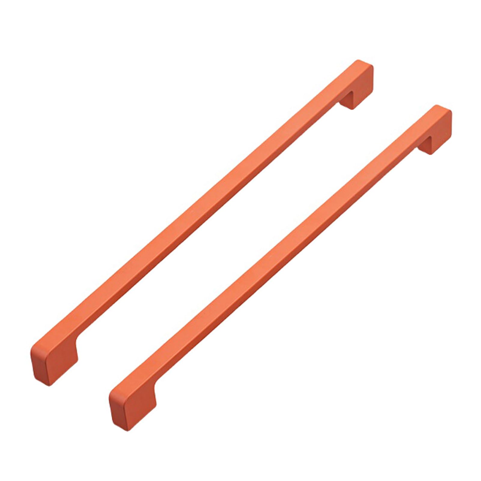Dswzlqdxb Orange 2 Pcs Cabinet Knobs Aluminium Alloy Handle Cabinet Pulls For Cabinet,Dresser,Drawer Door Kitchen Cabinet Hardware Home Dcoration Door Levers (Hole Spacing 224Mm)