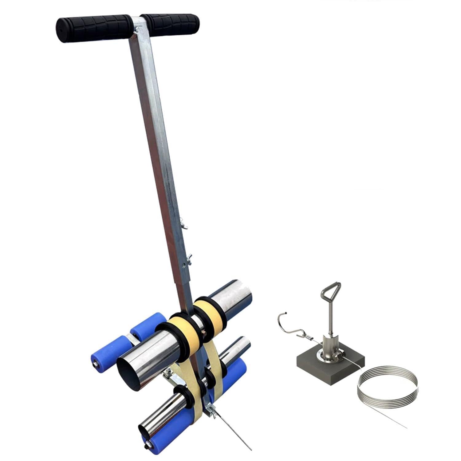 Applicatore di nastro per pavimenti con kit di disegno circolare per macchine di marcatura, adatto per parcheggi, campi da basket e applicazioni di sicurezza stradale