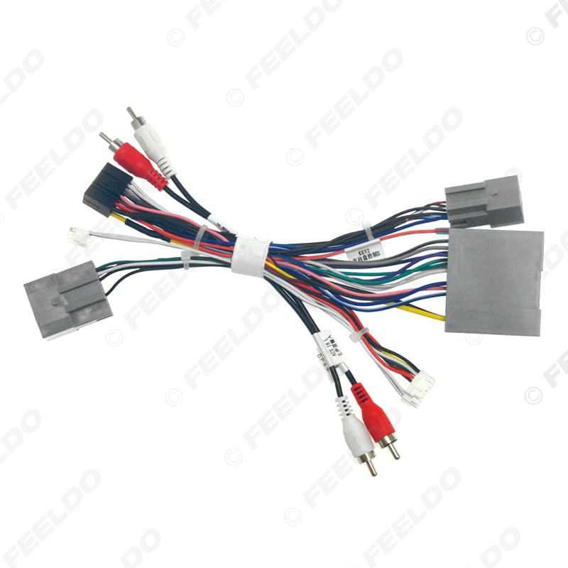 Car 16pin for Audio Wiring Harness with Canbus Box for Chevrolet Blazer for Ford Explorer Stereo Installation Wire Adapter #6496 - (Color Name: CANBUS Box Harness)