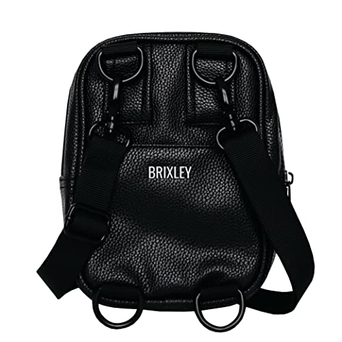 Brixley Leather Crossbody Bag for Travel - Unisex Sling Purse and Fanny Pack