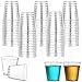 Schnapsgläser Shotgläser Becher Plastik Wiederverwendbare Trinkbecher Schnapsbeche 4cl Partygadget Schnapsspender zum Abfüllen von Getränken Schnapsverteiler als Geschenk 50 Stück