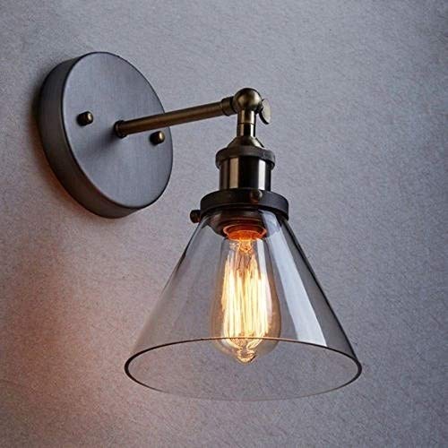 Lampe De Chevet Métal Vintage Rétro pour Éclairer un Couloir ou une Allée