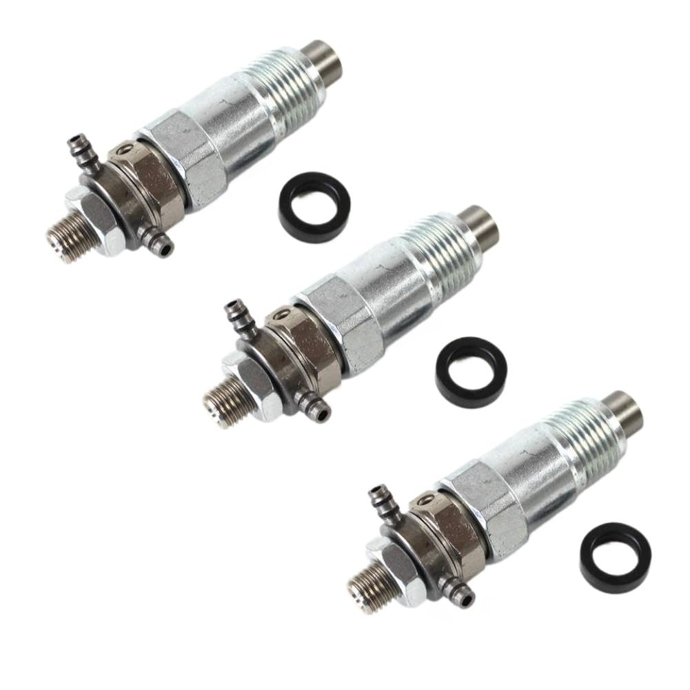 Fucsxxgck Onecolor Fuel Injector Nozzle Assembly 3Pc Compatible With D750 D850 D950 Engines - Replaces 15271-53000 15271-53020 15221-53200 19202-53030 70000-65209