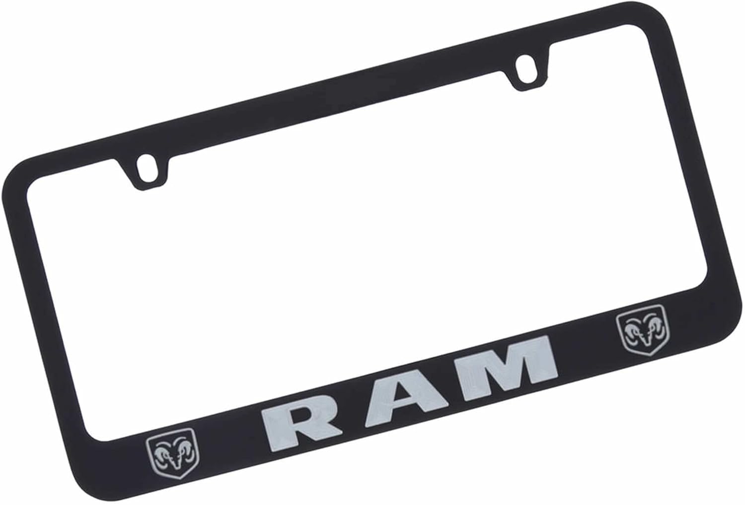 Elite Automotive Products, Inc. Engraved License Plate Frame for Dodge Ram (Black)
