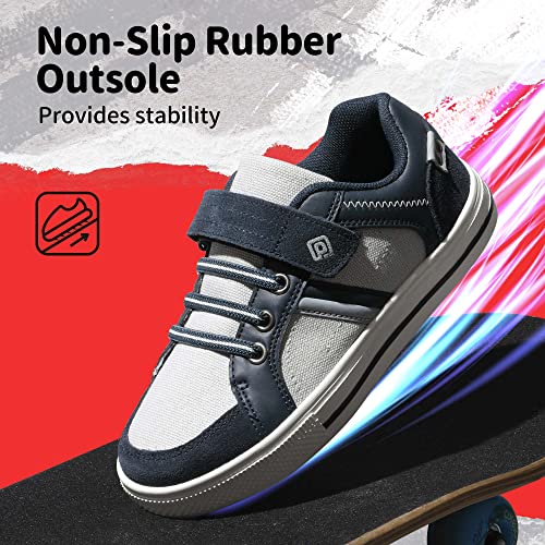 Dream Pairs Unisex-Child School Loafers Sneakers Shoes, Navy Grey - 11 Little Kid (151014-K) #TOP2