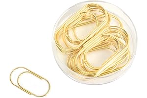 Jumbo Gold Paper Clips: Elevate Your Document Organization