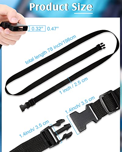 30 Pack 78 x 1 Inch Strap Buckle Packing Straps Luggage Straps Suitcase Adjustable Belt Utility Straps with Buckle - Thumbnail 3
