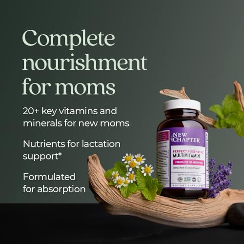 New Chapter Postnatal Vitamins Lactation Supplement, 96 Count - image 4