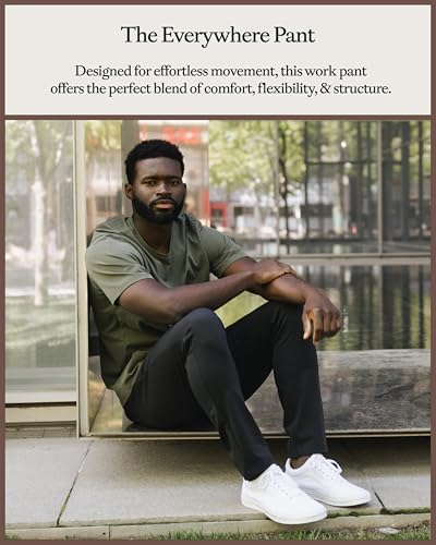 Cozy Earth Men's Everywhere Pant - Men’s Casual Pants with Pockets - Lightweight Slim Fit3