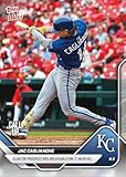 2025 Topps Now Jac Caglianone #262 Clubs Top Prospect Rips RBI Double for 1st Major League Hit Kansas City Royals Rookie RC Baseball Card