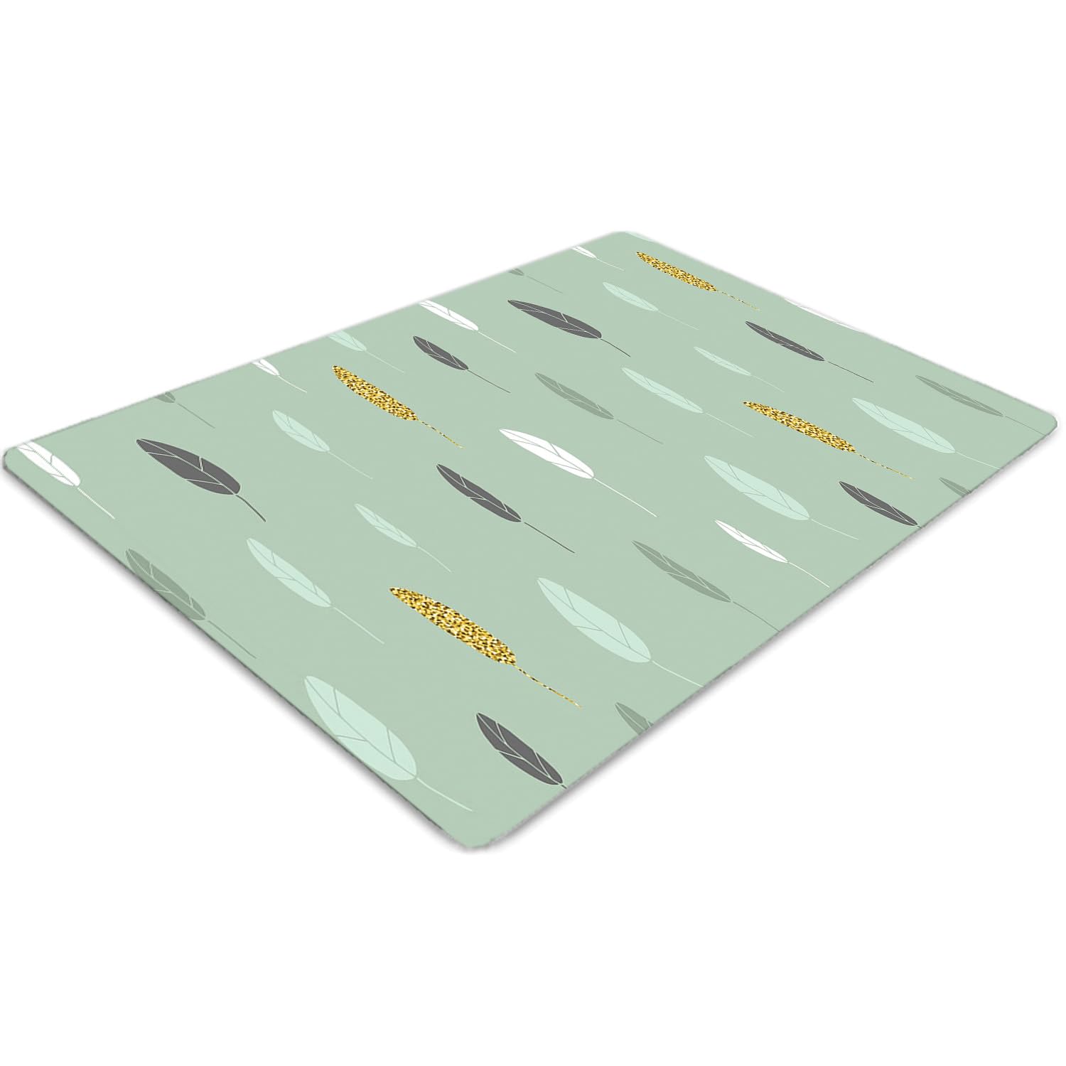 Protège-tapis de chaise antidérapant et imperméable en PVC robuste