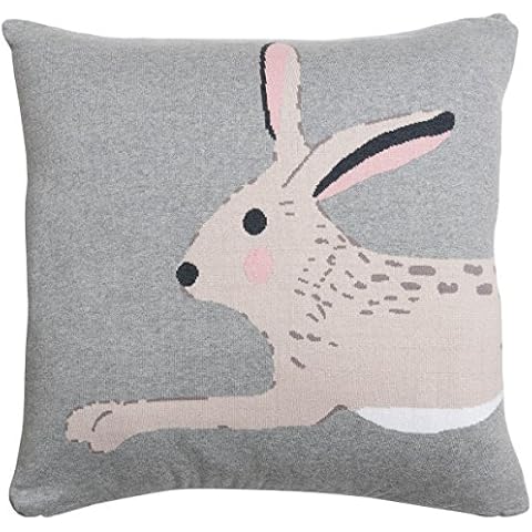 Sophie Allport Hare Knitted Statement Cushion Cover
