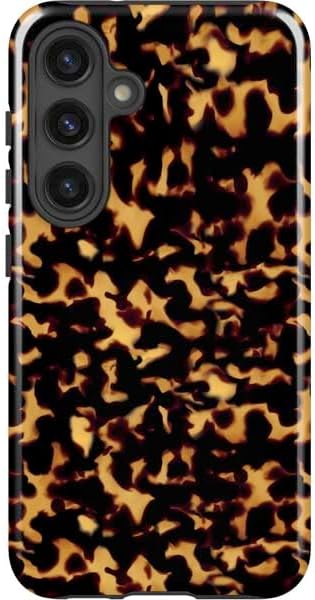 Skinit Impact Phone Case Compatible with Galaxy S24 Plus - Tortoise Shell Design