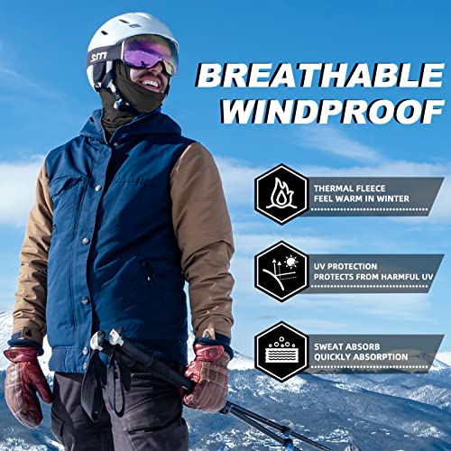 Rockbros 13427345002/US Cold Weather Balaclava Ski Mask For Men Windproof Thermal Winter Scarf Mask Women Neck Warmer Hood thumb #1