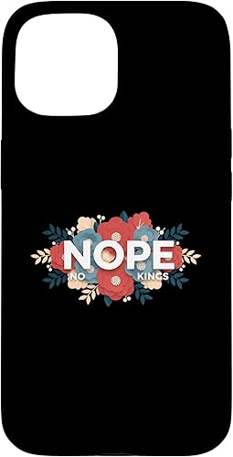 Miniatura 6 de Nope, No Kings Floral Statement Art Print for Makers Case for iPhone 11 Pro Max