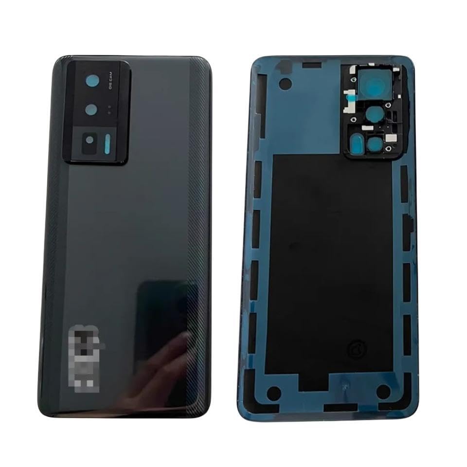 Carcasa Redmi K60 Pro repuesto de tapa trasera de vidrio blanco con lente de cámara