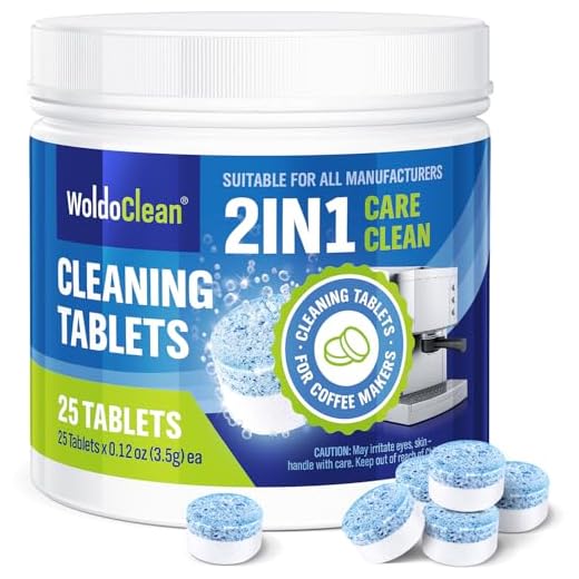Rengöringstabletter 2-fas för helautomatisk kaffemaskin – 25 st. 3,5 g kompatibla med Jura helautomatiska kaffemaskiner