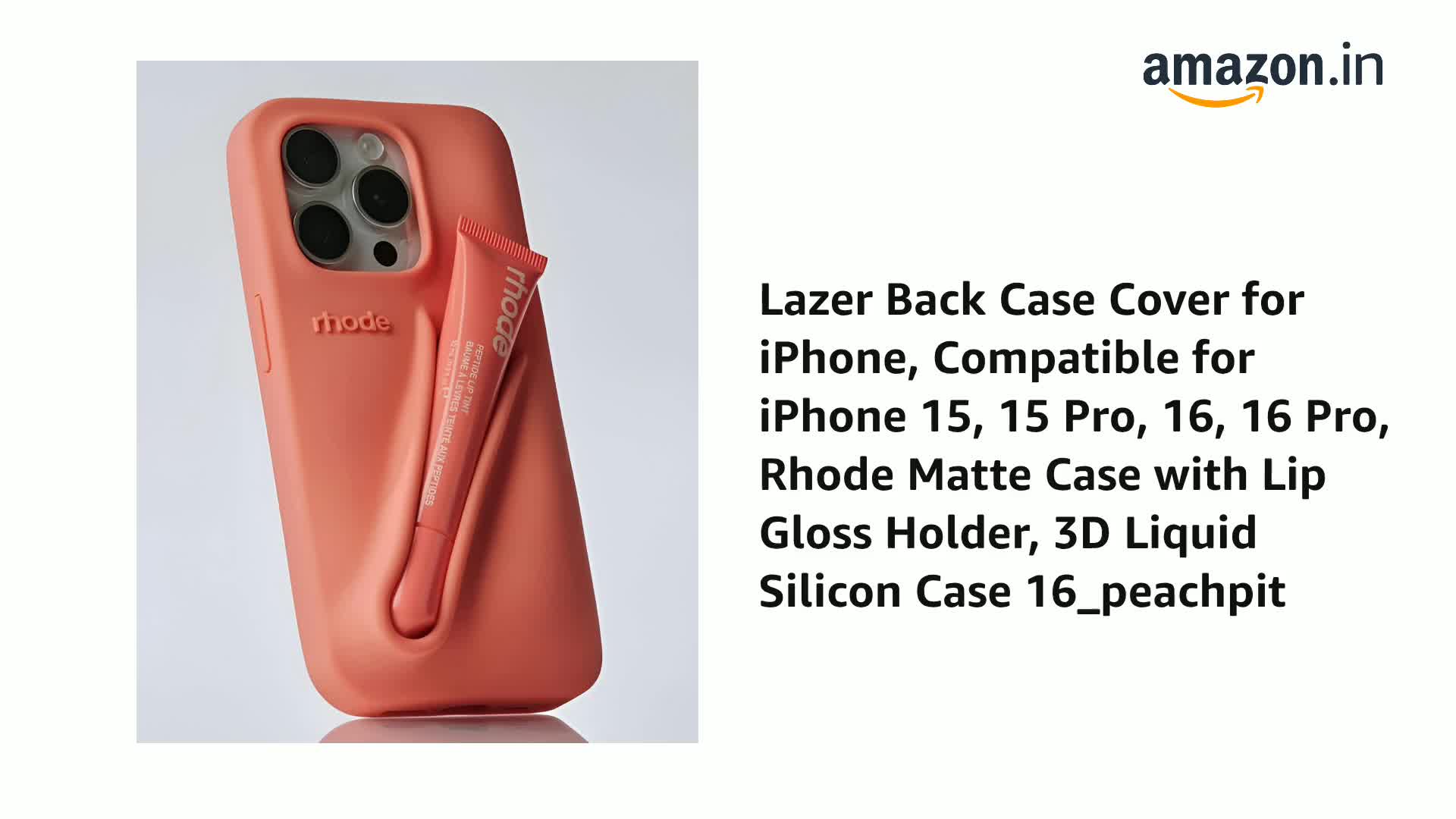Lazer Accessories Back Case Cover for iPhone, Compatible for