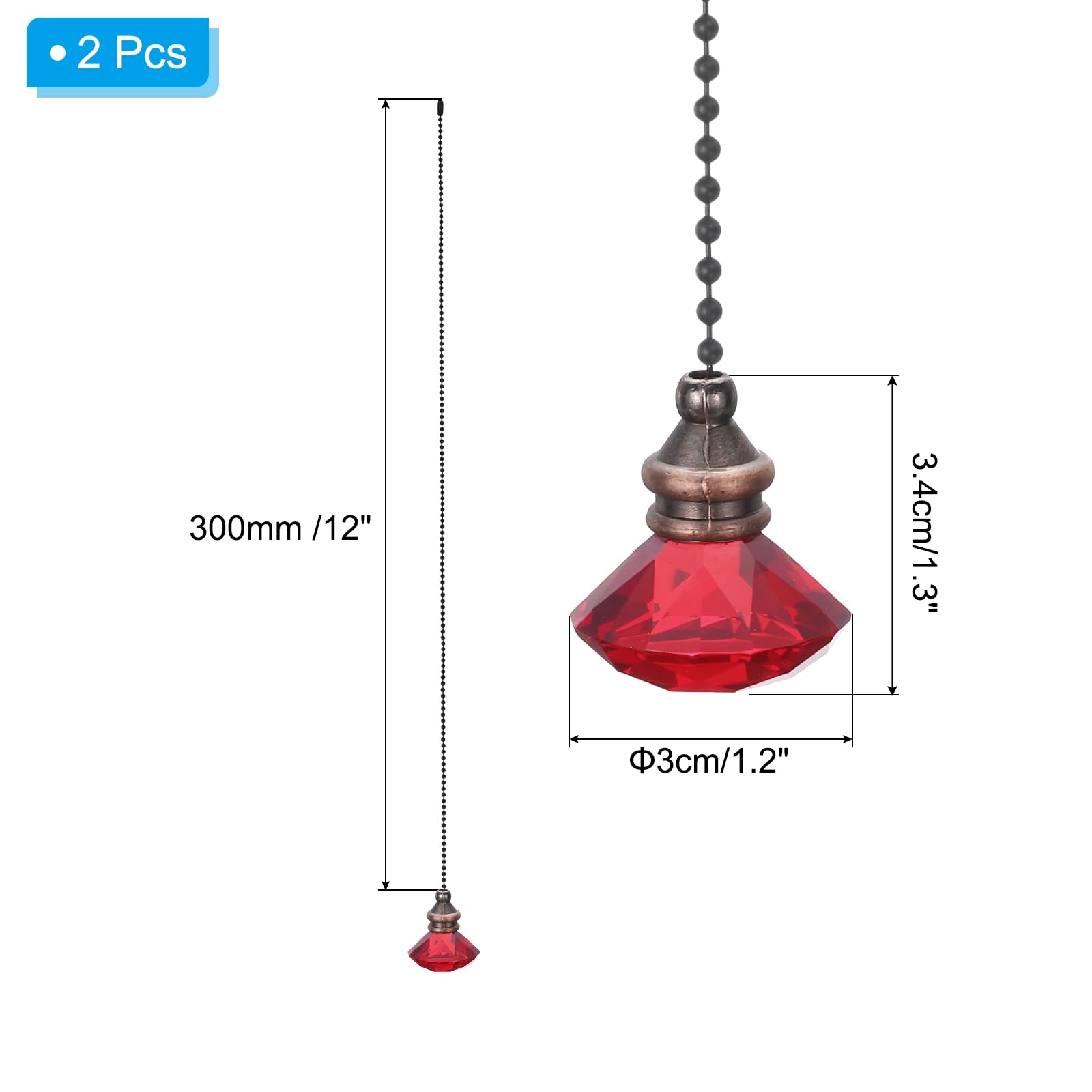 PATIKIL Ceiling Fan Pull Chain - Image 2