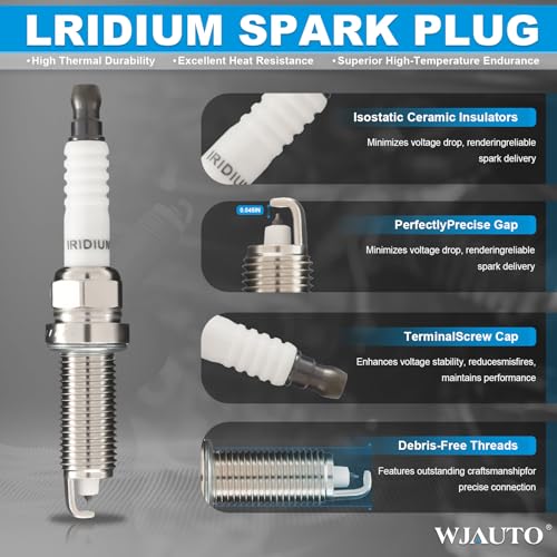 WJAUTO Iridium Spark Plugs