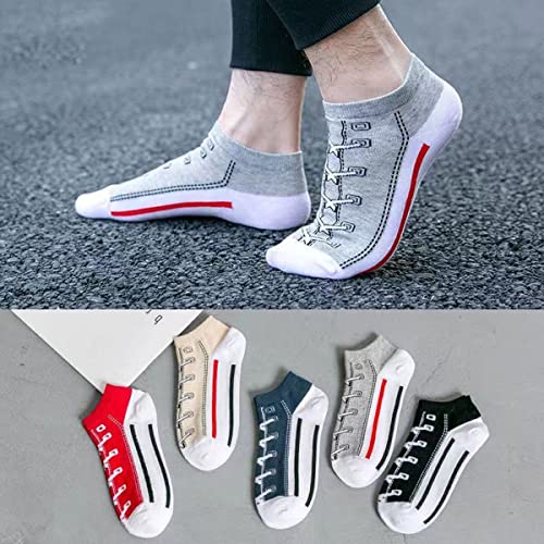 3D flip Flop Socks, Boat Socks,net red Style Canvas Shoes Short Socks,Casual Sports Cotton Socks for Men and Women3