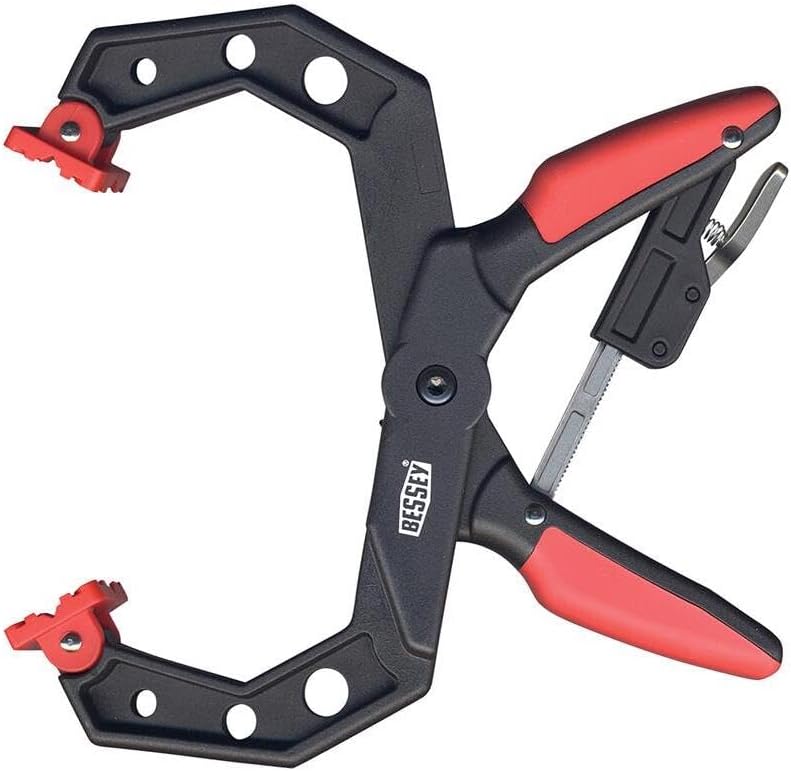 Bessey Clamp, Spring clamp, ratcheting, Plastic, 4 in. (XCRG4)