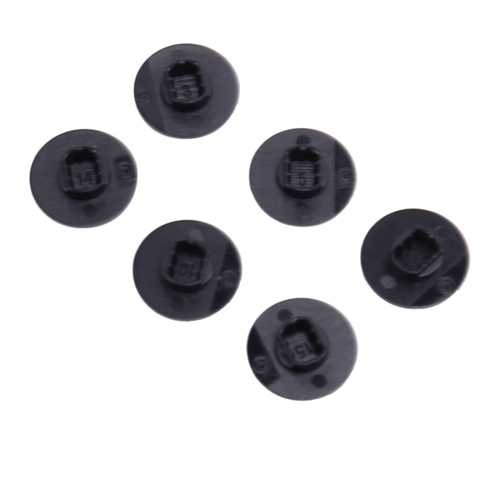 CROIRE 6 botones de repuesto para palanca de mando analógica para PSP 1000, color negro