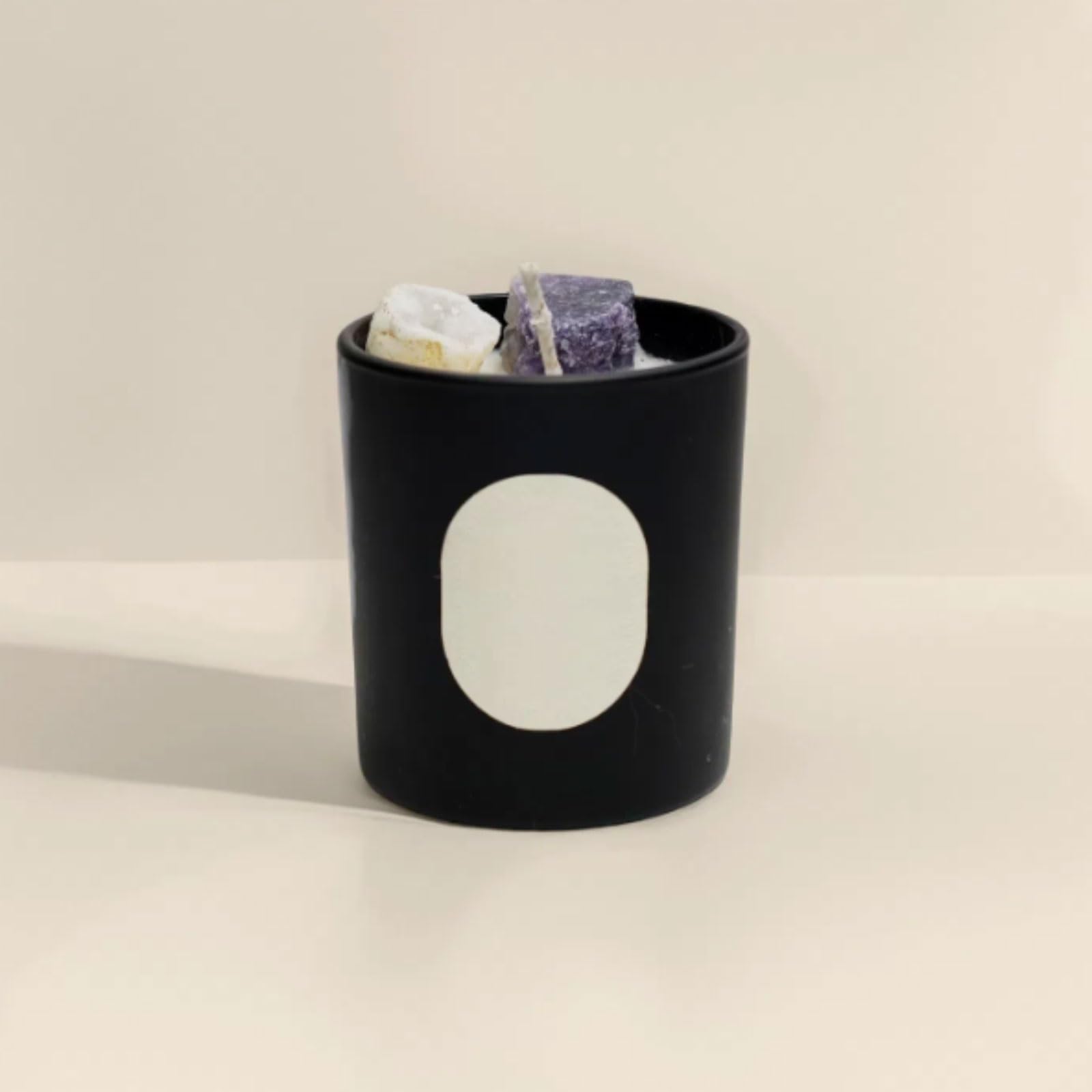 Exquisito Velas de cerámica lila hechas con cera de soja y aceites esenciales, vela perfumada moderna for vacaciones en casa, relajación y spa meloso