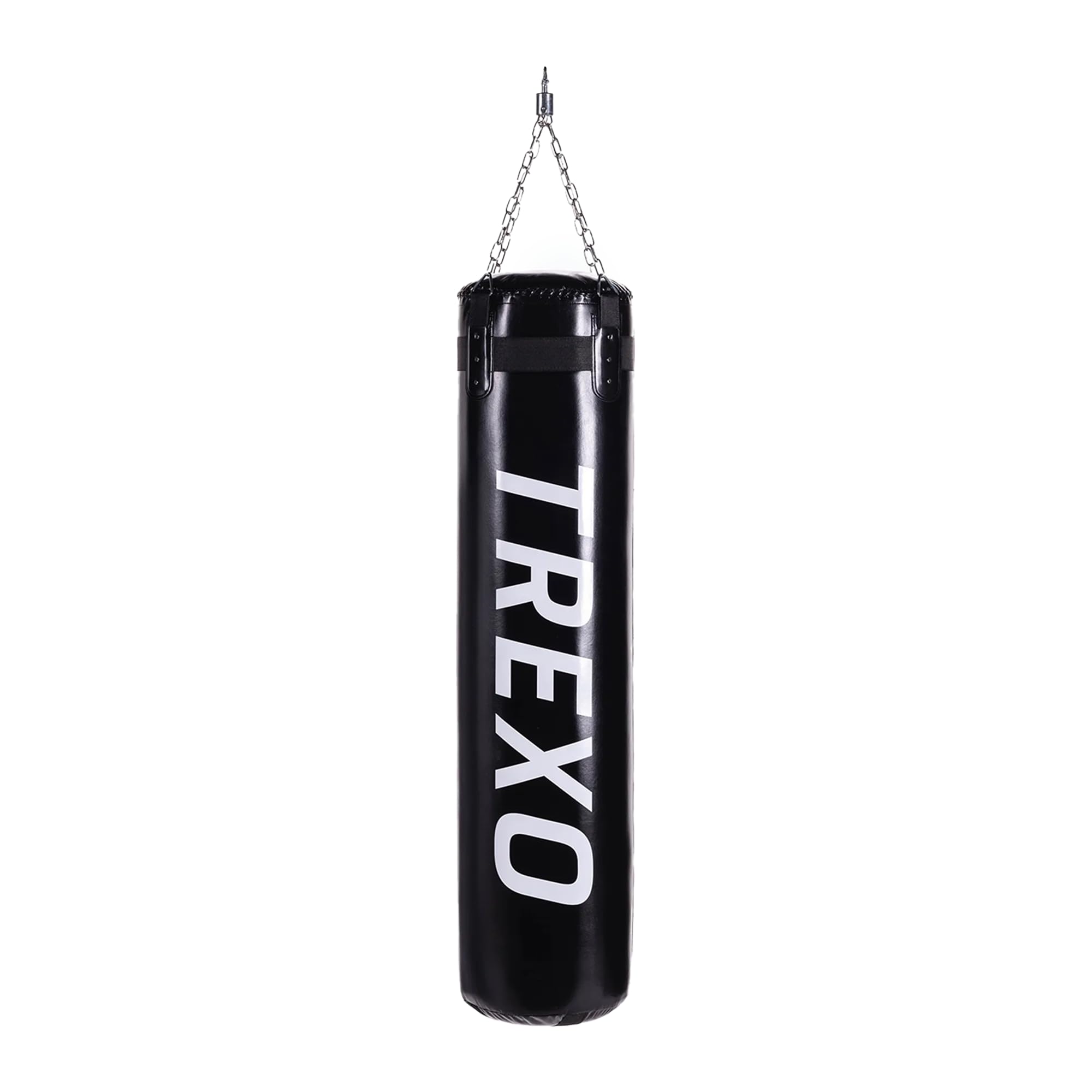 TREXO Saco de Boxeo 120|150 cm Piel PU Duradera Resistente al Desgaste Relleno con un Sistema de Absorción de Impactos Ideal para Entusiastas del Boxeo
