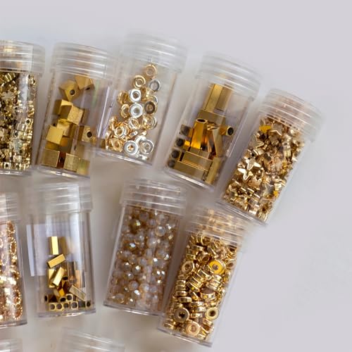 Tubos redondos para monedas PATIKIL, pack 10 con caja transparente miniatura 6
