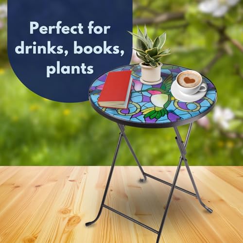 Table de bistrot pliante colibri pour optimiser l'espace de votre balcon - 6