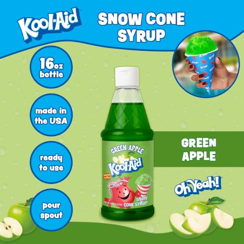 Image of Kool-Aid Green Apple Snow Cone Syrup