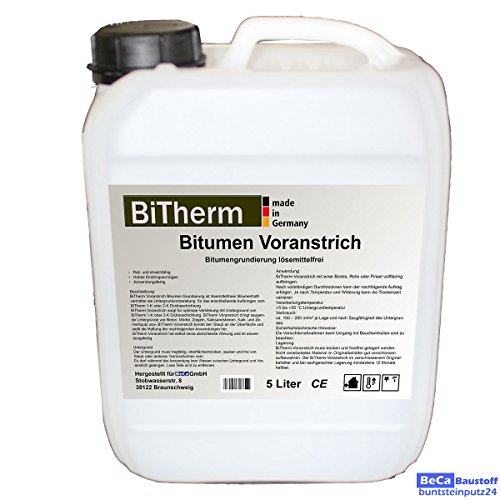 Preisvergleich Produktbild BiTherm Voranstrich Bitumen-Grundierung 5 Liter