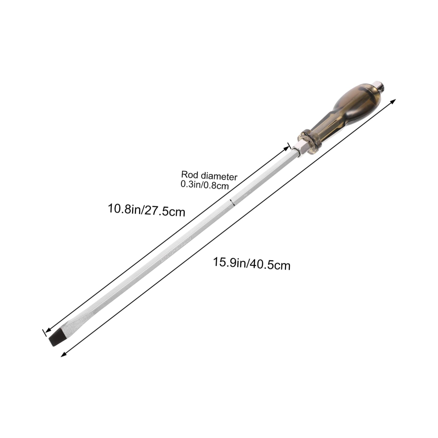 NUOBESTY 2 Set Cacciavite Magnetico Angolato Cacciavite A Cricchetto Cacciaviti Testa Piatta Avvitatore Di Famiglia Acciaio Cromo Vanadio Silver 2 Pezzi * 2