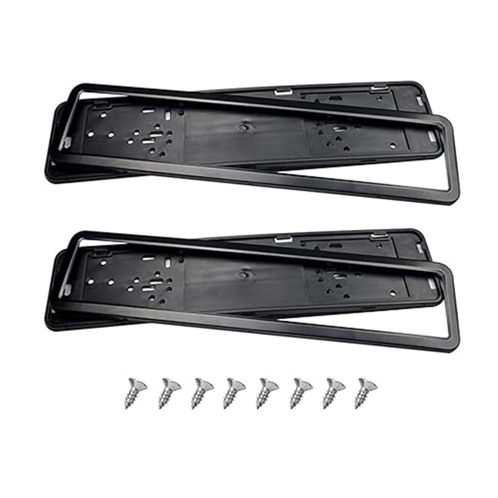 2PCS Car Number Plate Holders Compatible with BMW I3 2011-2025 Surrounds License Holders Frames Visual Tuning Accessories