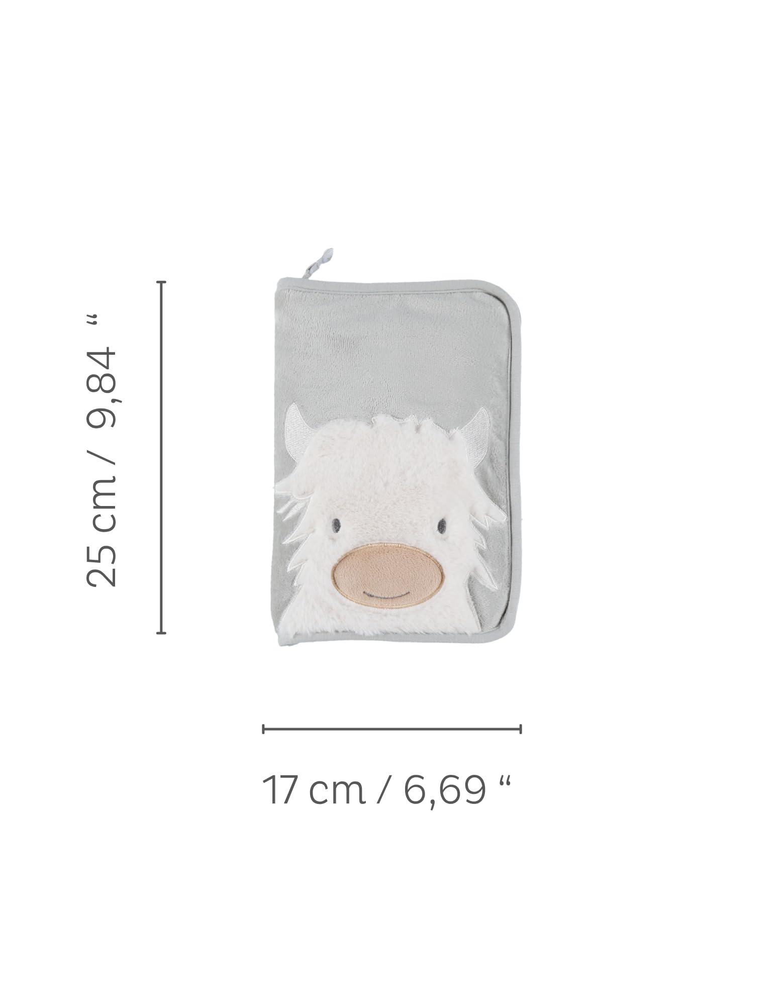 Image secondaire de Protège Carnet de Santé Bébé Noukie's Fluffy en Fausse Fourrure Douce