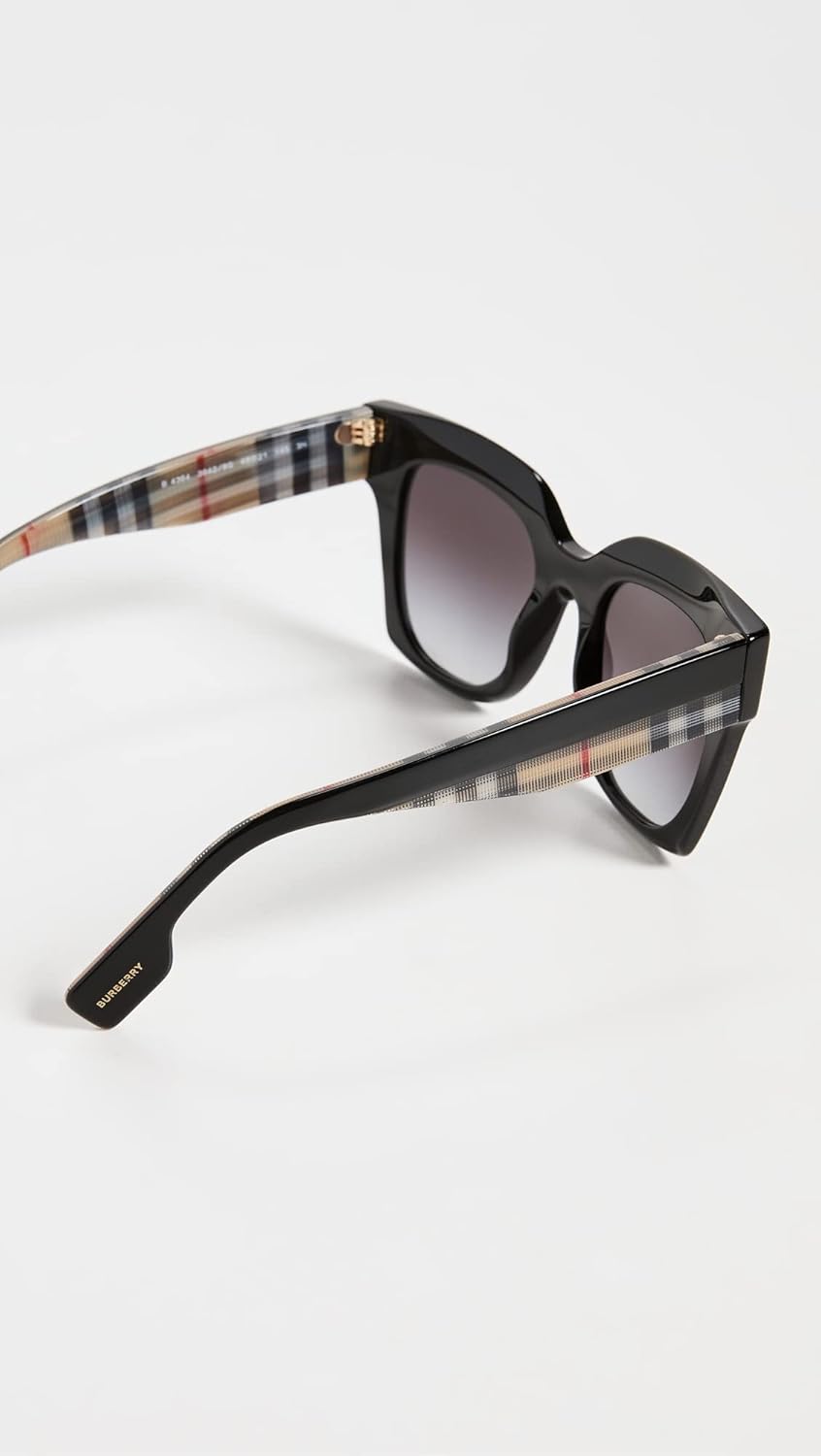 BURBERRY Sunglasses BE 4364 39428G Kitty Black Grey Gradient - Image 3