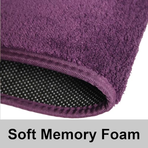 Soft Microfiber Non Slip Mat Shaggy Bathroom Rug, Super Absorbent Machine Washable Bath Mat | Quick Dry Carpet, Great for Bath, Shower, Bedroom, Door Mat, Plum - 50 x 80 cm - Cosy Home Interiors Soft Microfiber Non Slip Mat Shaggy Bathroom Rug, Super Absorbent Machine Washable Bath Mat | Quick Dry Carpet, Great for Bath, Shower, Bedroom, Door Mat, Plum - 50 x 80 cm - Image 6